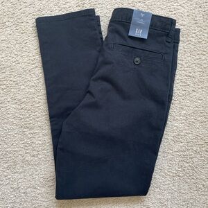 NEW - GAP kids black chino